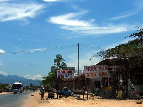 Nuoc mam and wine on the way to Nha Trang