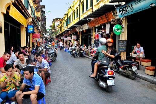 Les rues de Hanoi, Vietnam
