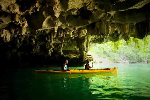 Kayak en baie de Lan Ha - Vietnam