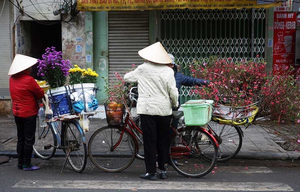 Vendeuses de fleurs - Hanoi, Vietnam