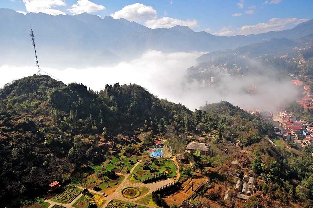Sa Pa vue du sommet - Vietnam