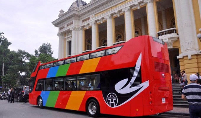 Bus à impériale - Hanoi, VietnamBus à impériale - Hanoi, Vietnam